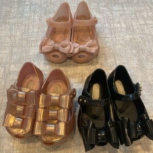 3 pairs of Mini Melissas